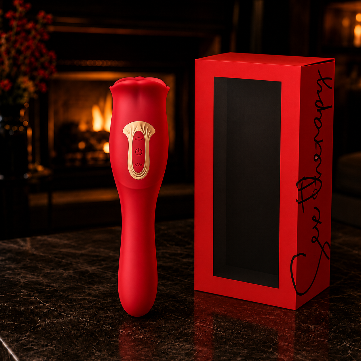 Kiss Me 2 Luxury Red Passion – El Estimulador de Doble Extremo con Triple Motor