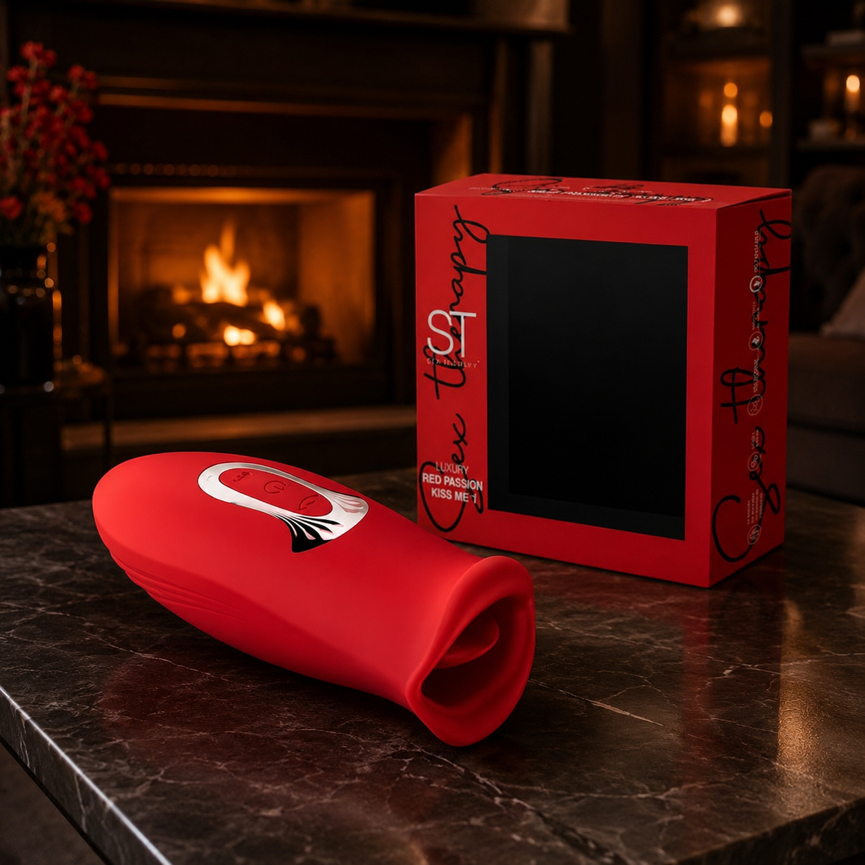 Kiss Me 1 Luxury Red Passion – El Arte de la Succión y el Mordisco Erótico