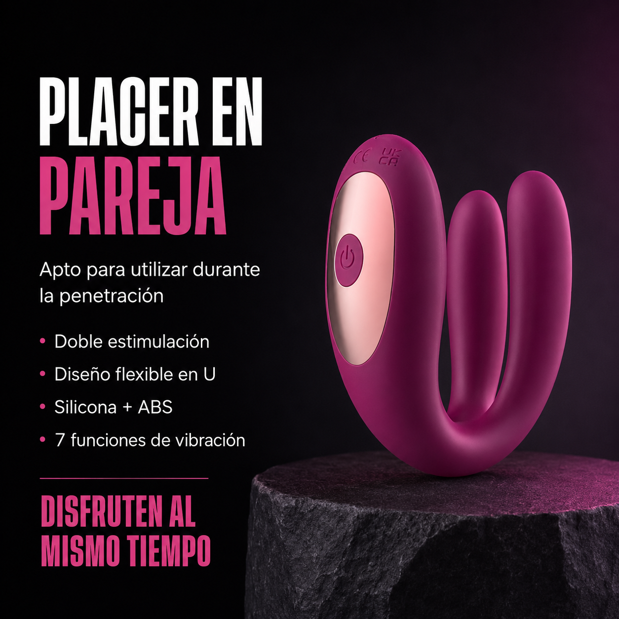 Vibrador para Parejas Passion Play – Doble Estimulación