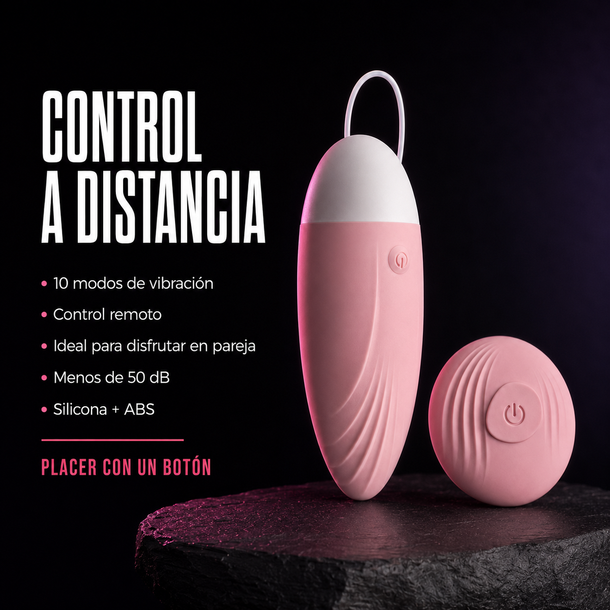 Flaworel Egg Vibrator con Control Remoto - Pila
