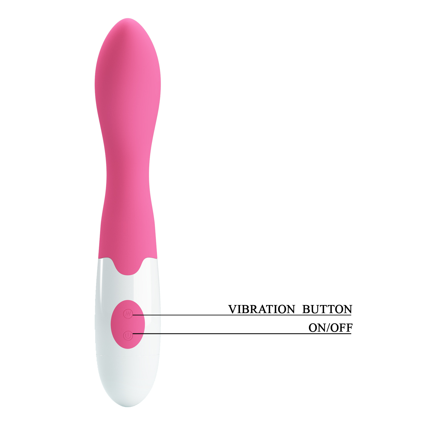 Pretty Love Bishop – Vibrador Curvo de Silicona