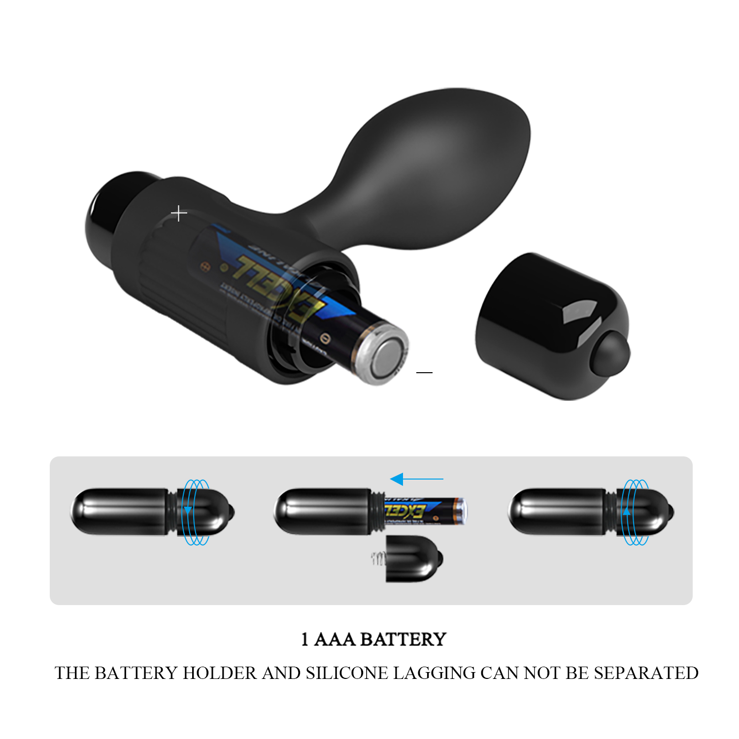 Plug M vibrador