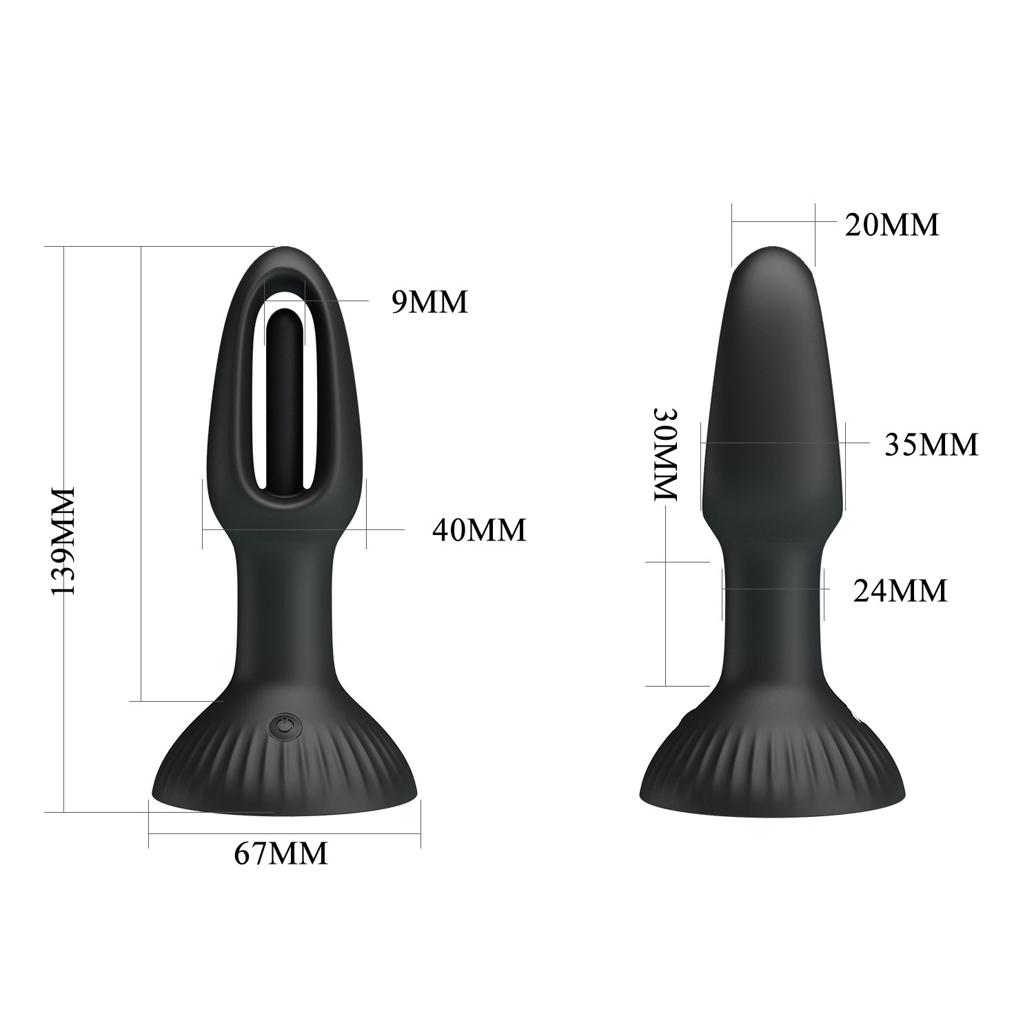 Pretty Love Hubert – Plug Anal con Movimiento - USB