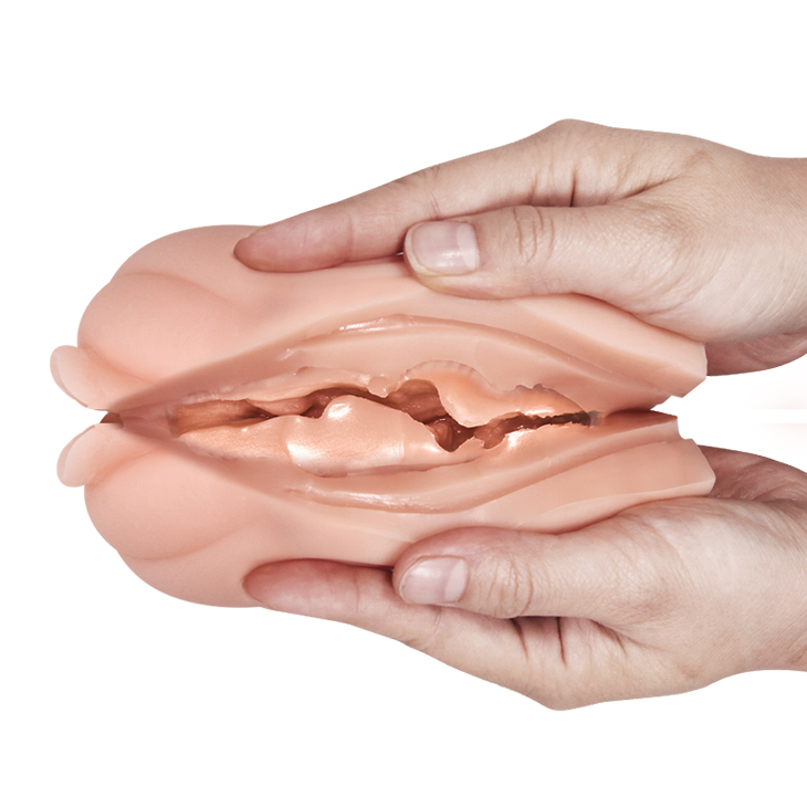 Vagina realística con panza y pechos