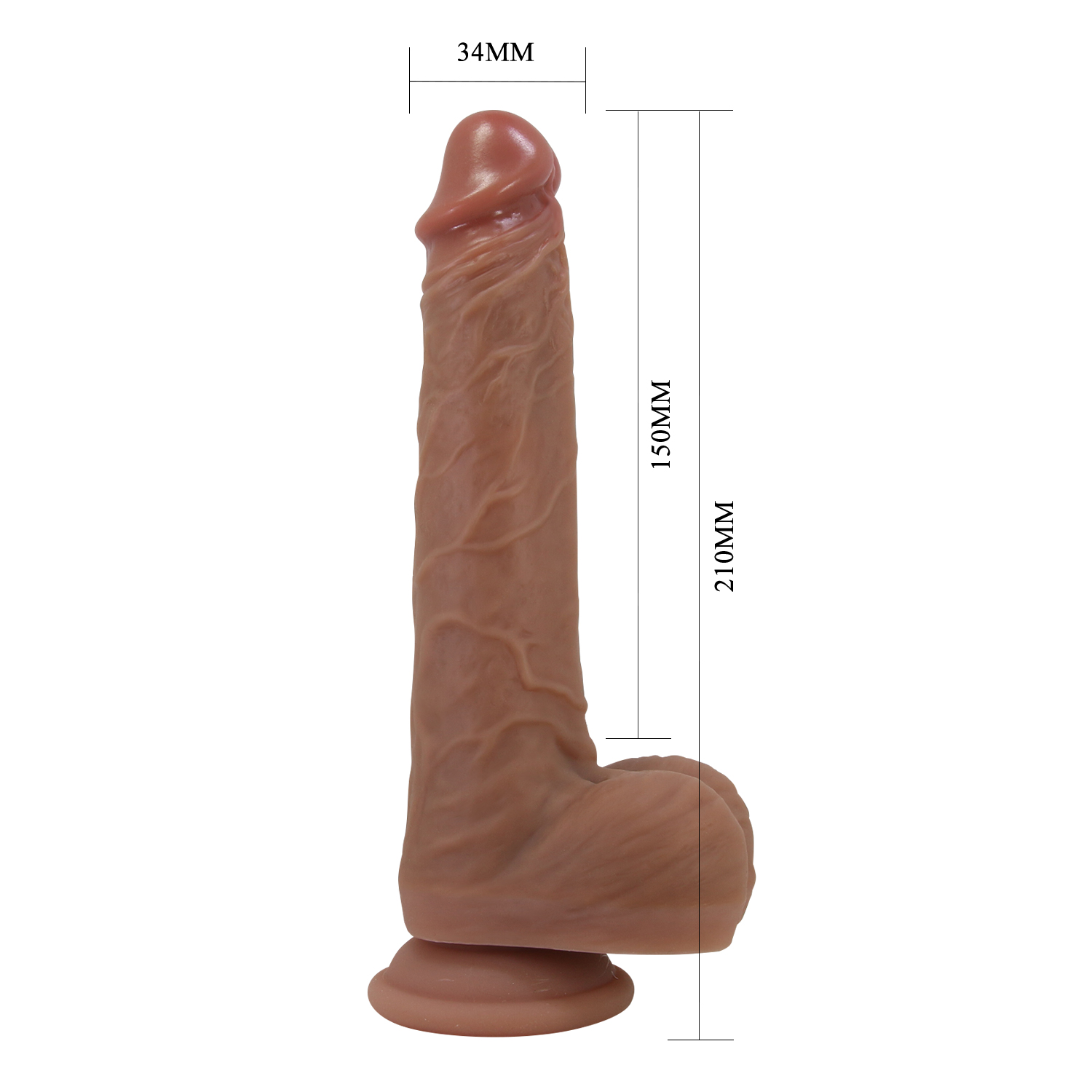 Jonathan Vibrador Realístico Impulsor Pretty Love con control remoto - USB