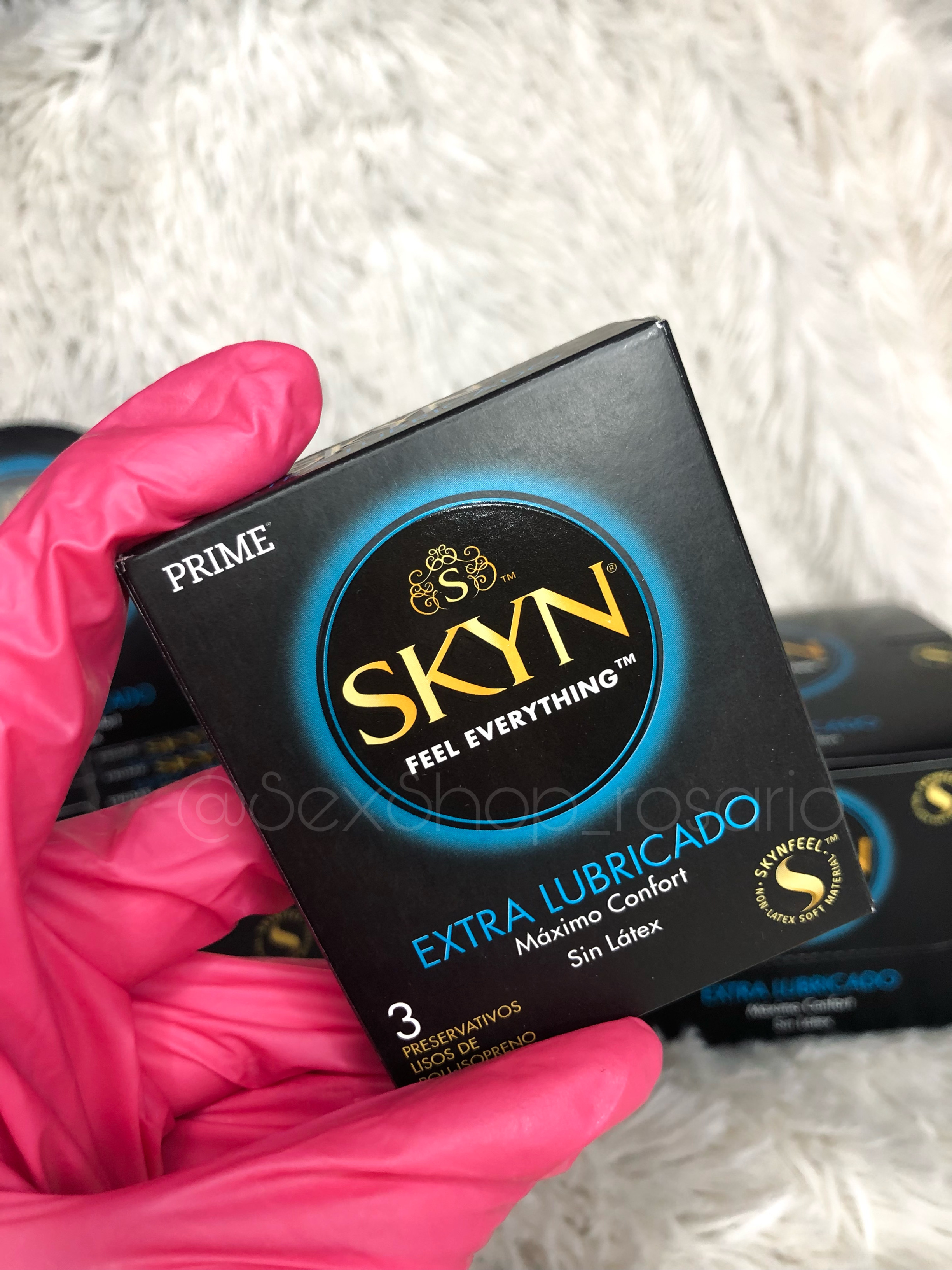 Preservativos Prime Skyn Extralubricados - Caja x3