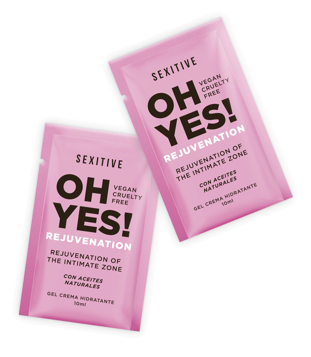 Oh Yes! Lubricante Rejuvenation hidratante íntimo 10ml - Pack 5 unidades - Base acuosa