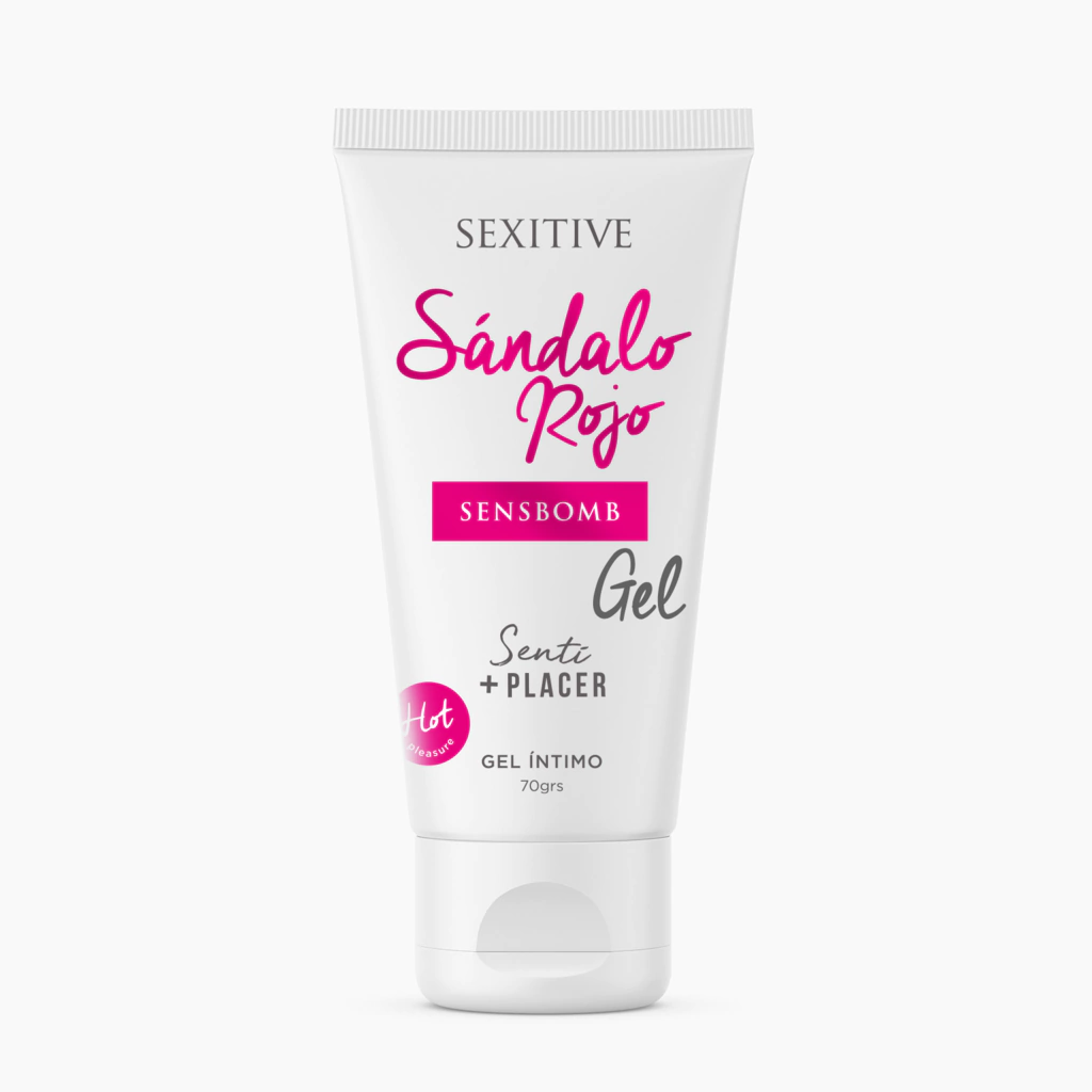 Gel Intimo Sens Bomb Sándalo Rojo - Base acuosa