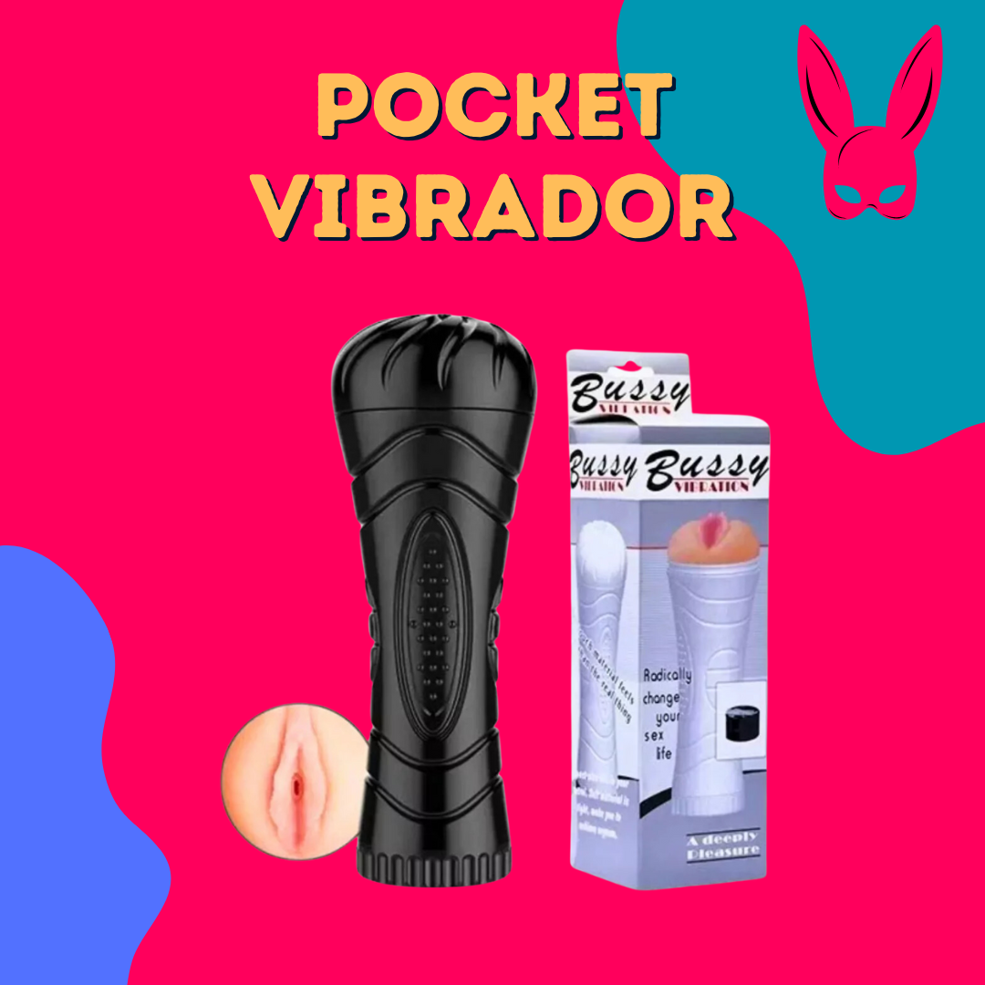 Pocket VAGINA vibrador masturbador