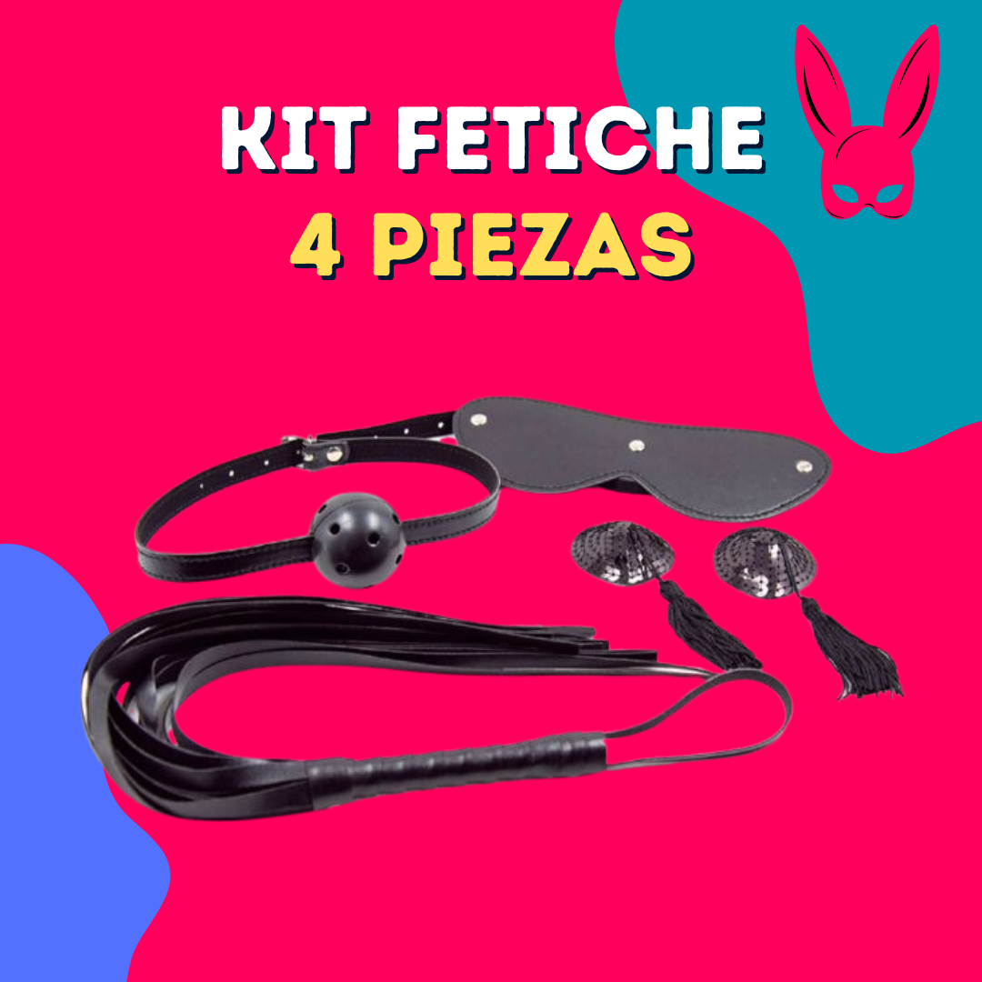 Kit fetiche 4 piezas Bondage