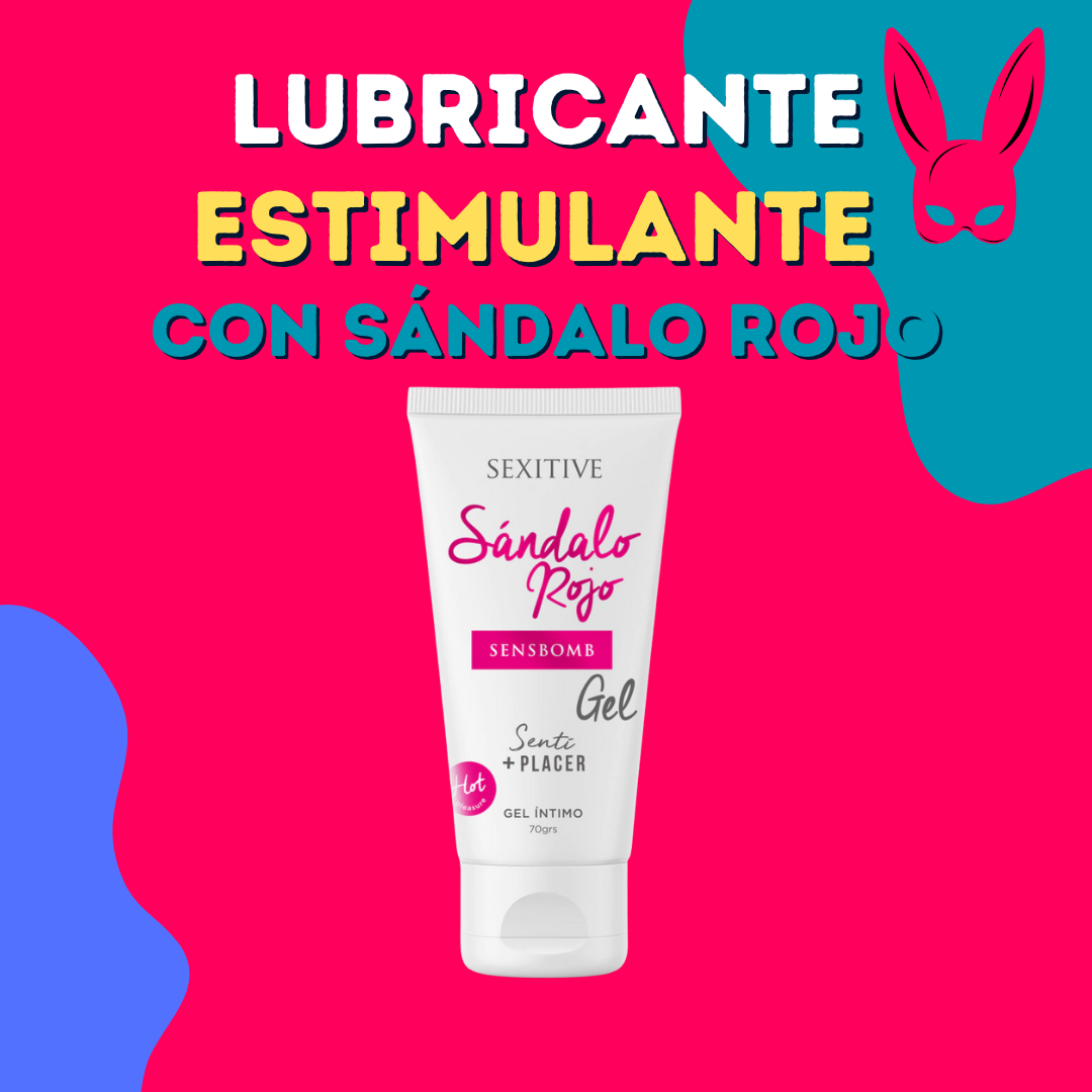 Gel Intimo Sens Bomb Sándalo Rojo - Base acuosa