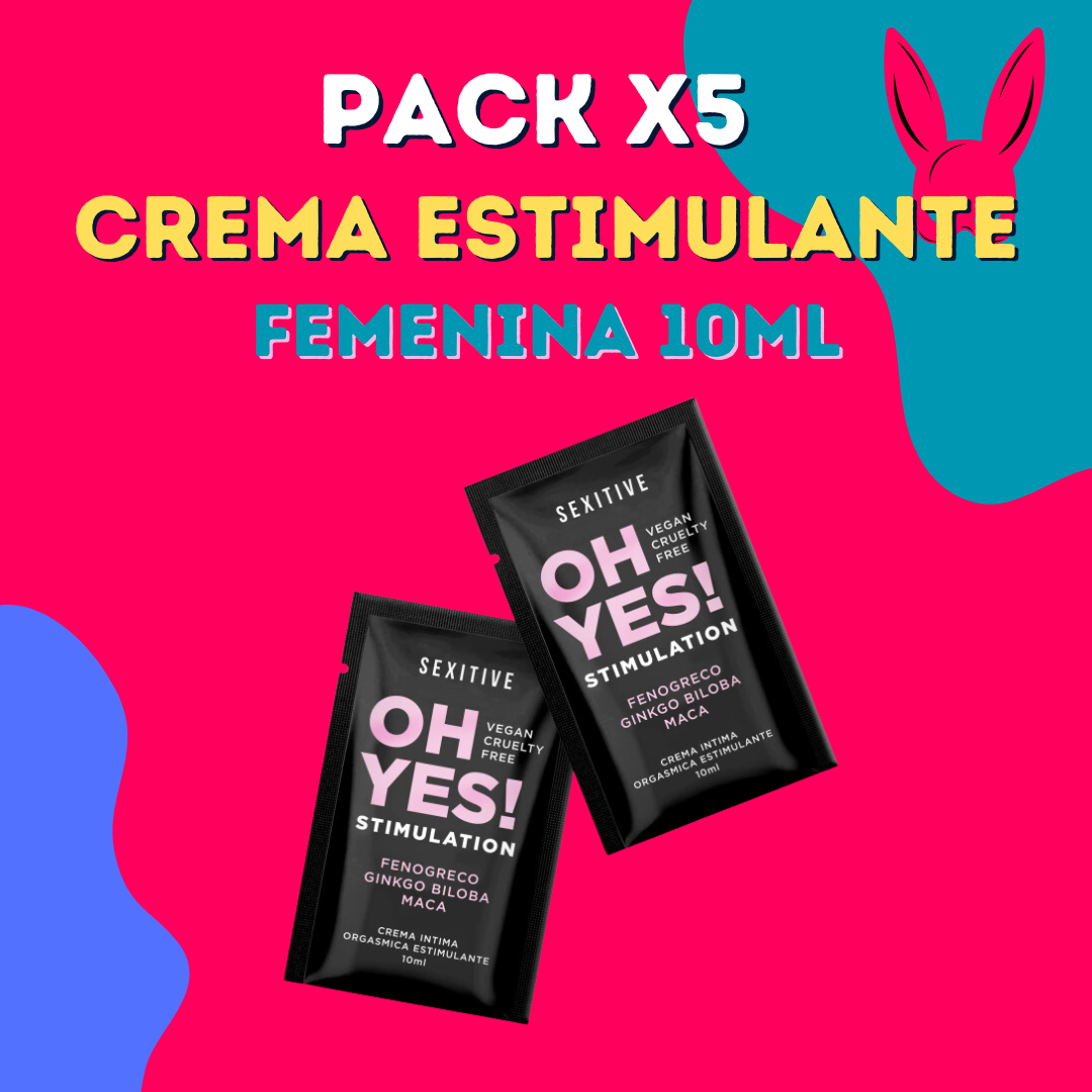 Oh Yes! Stimulation Crema Orgásmica Estimulante 10ml - Pack 5 unidades