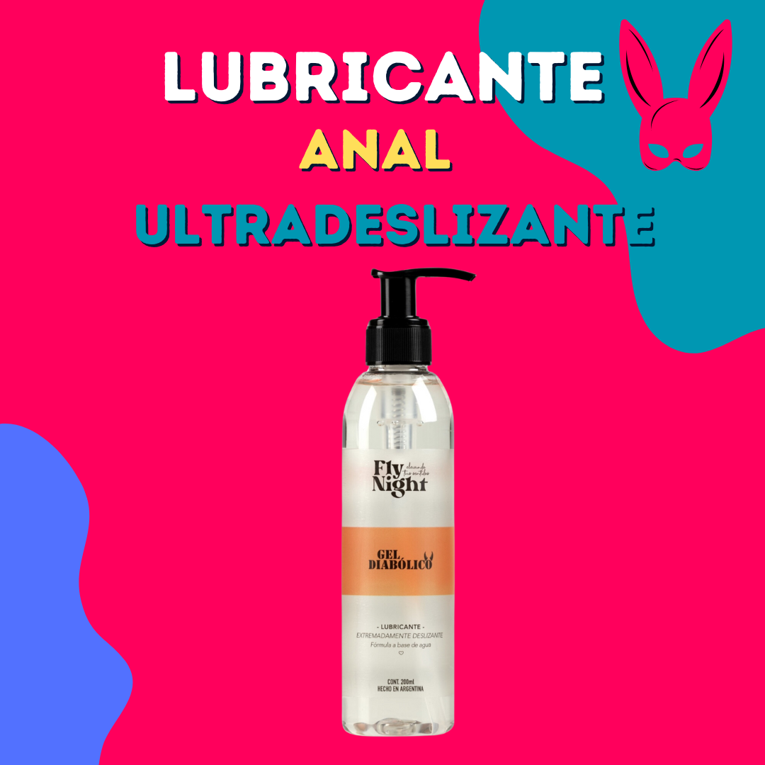 Gel Diabólico 200ml – Anal Ultra Deslizante Fly Night