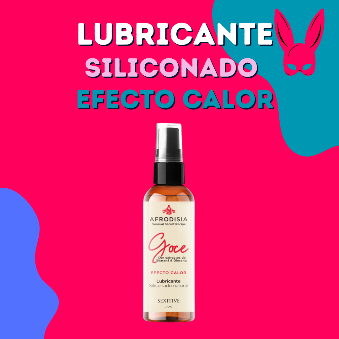 Afrodisia Goce - Lubricante Siliconado Natural efecto calor 75ml