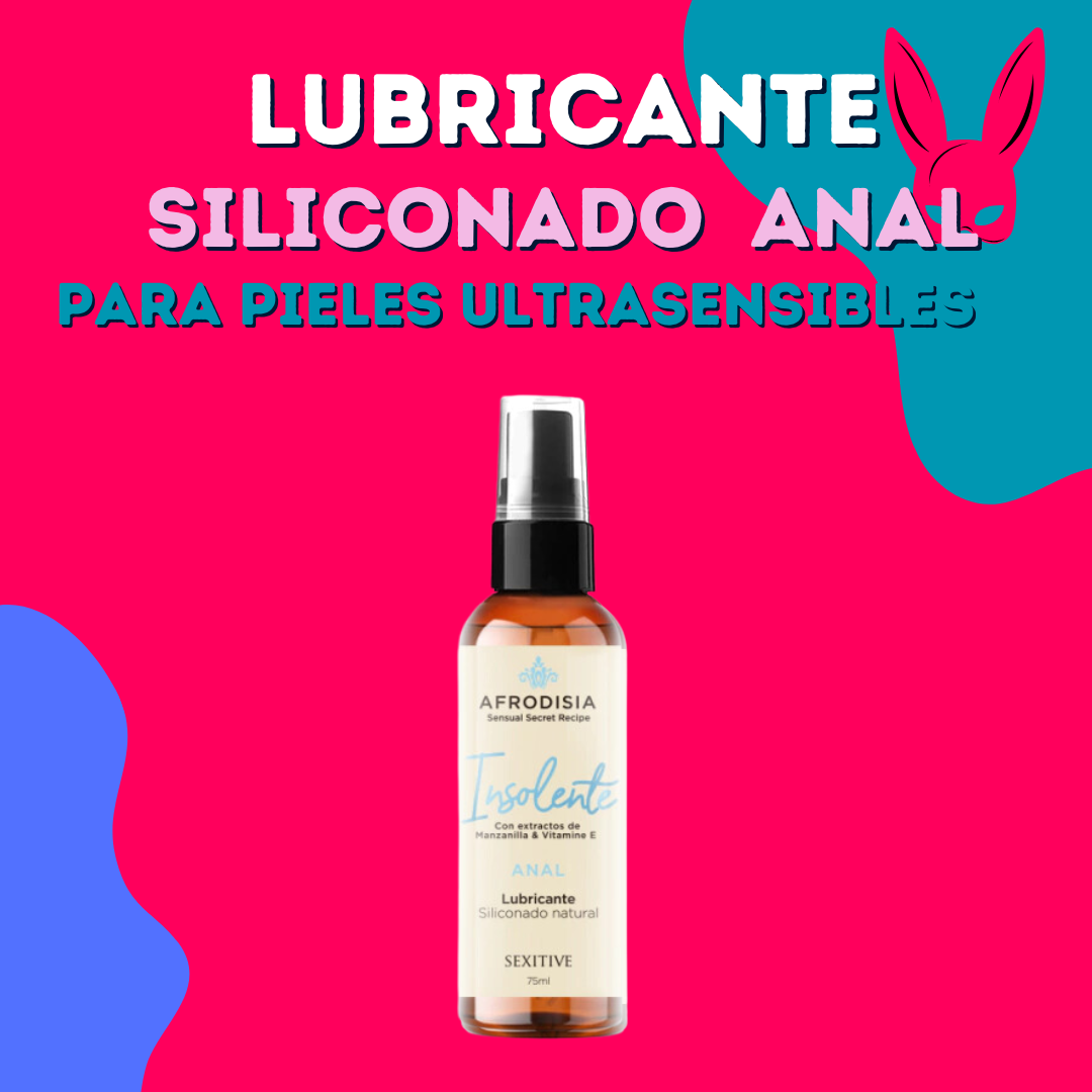 Afrodisia Insolente - Lubricante Siliconado Natural Anal 75ml