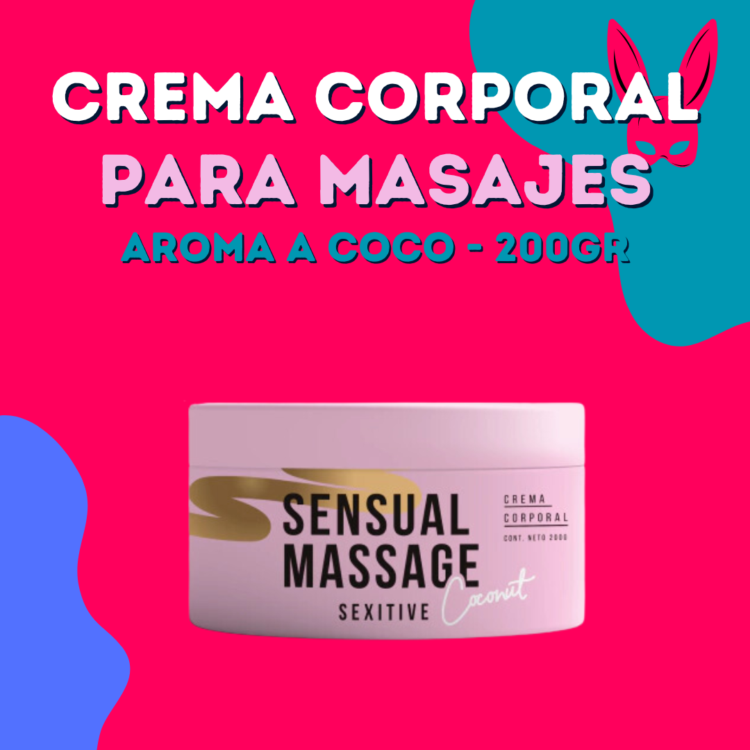 Crema Sensual Massage Coconut