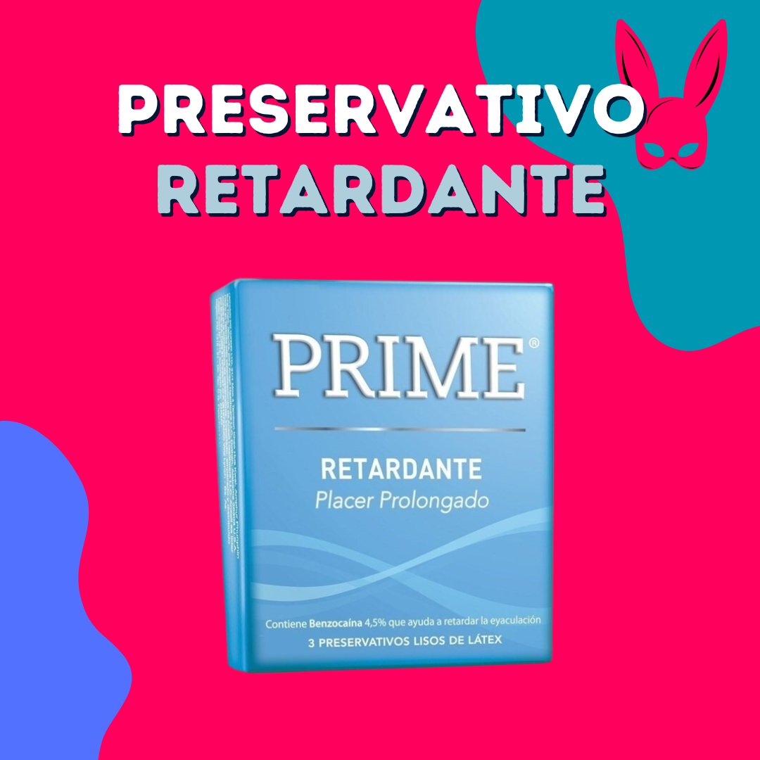 Preservativos Prime Retardante - Caja x3