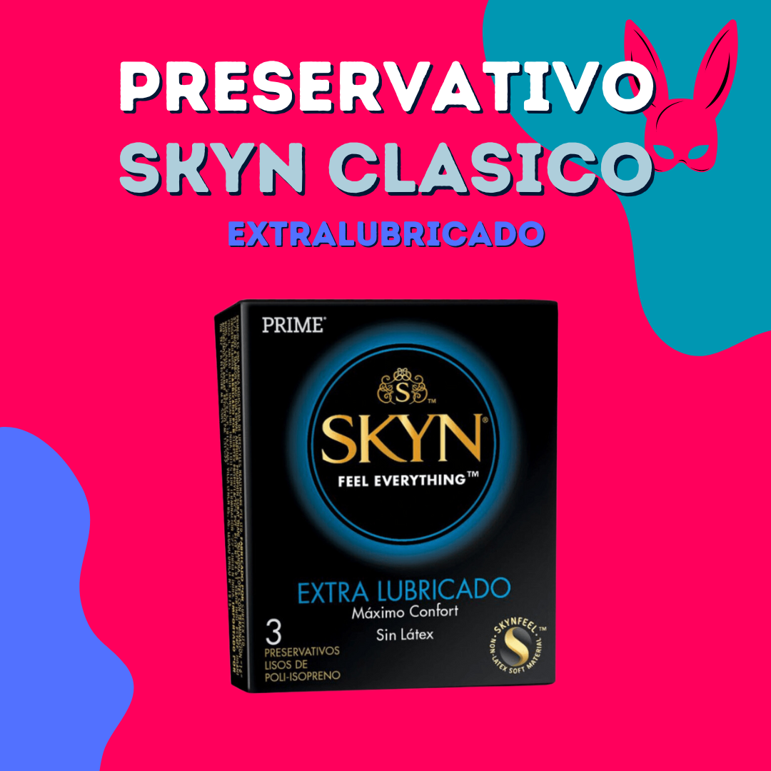 Preservativos Prime Skyn Extralubricados - Caja x3