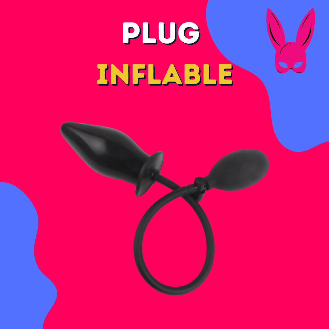 Plug anal inflable