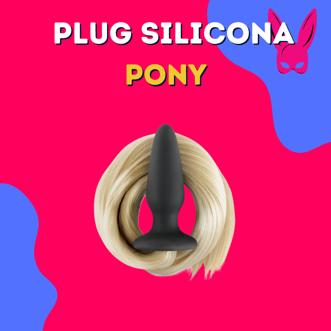 Plug silicona cola de pony