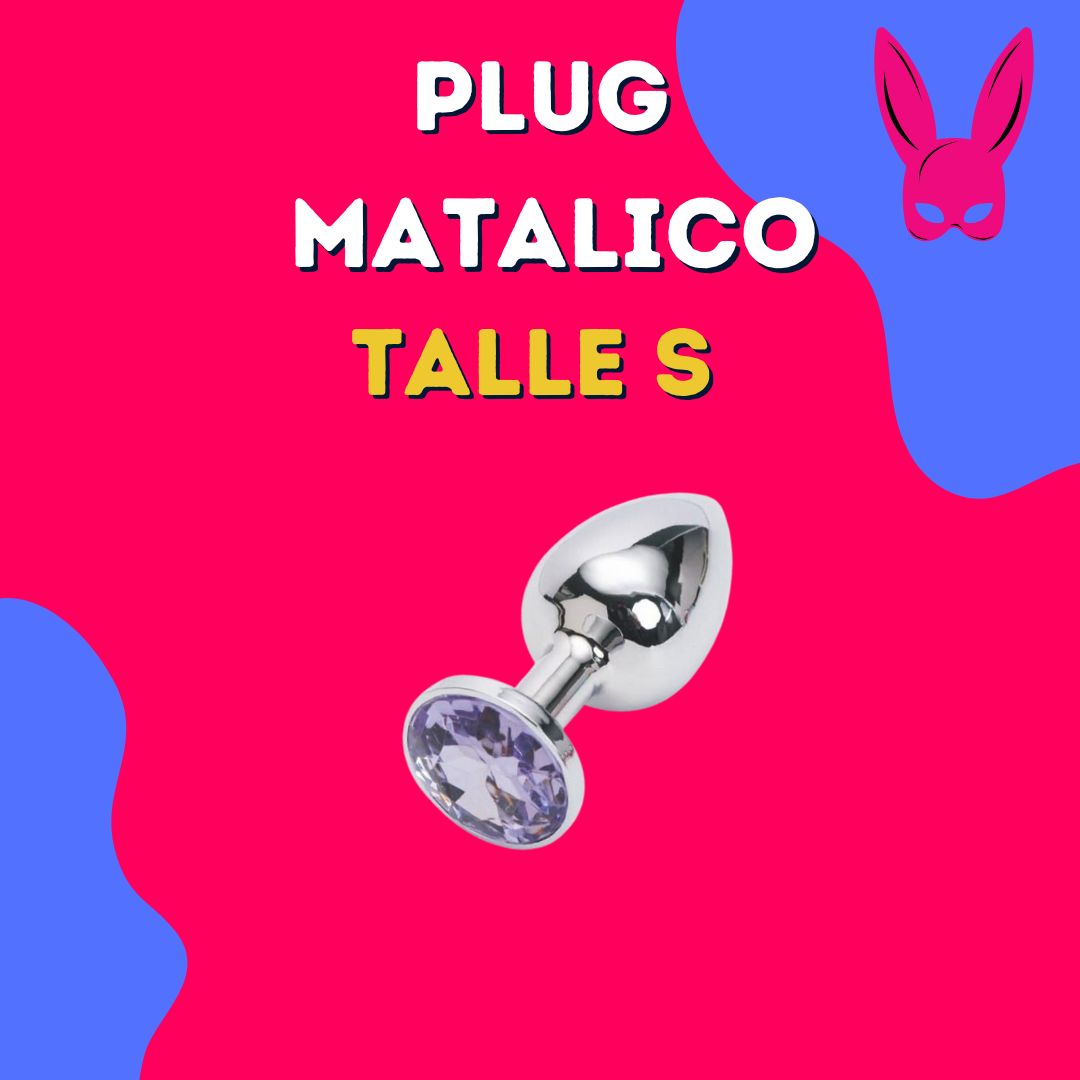 Plug metalico base redonda S
