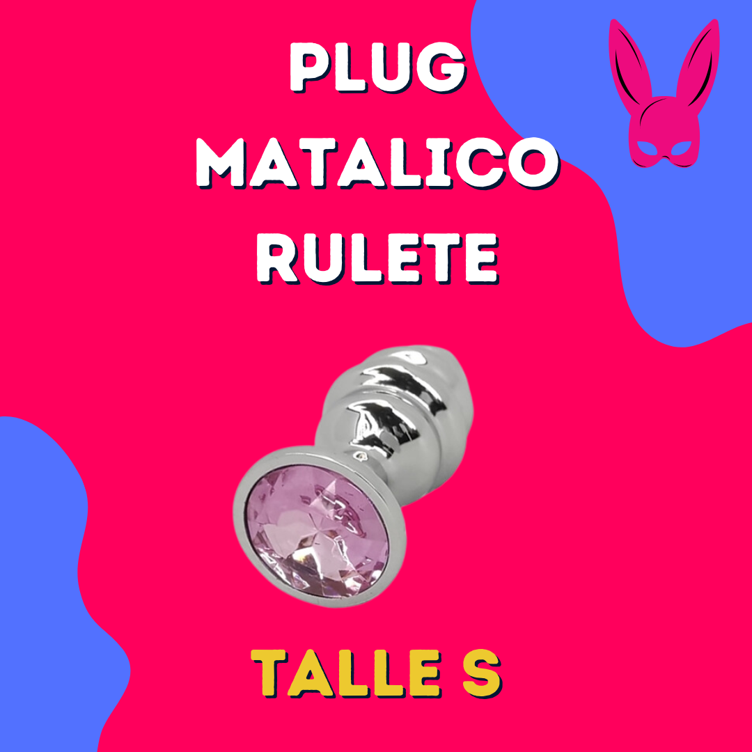 Plug metalico rulete M