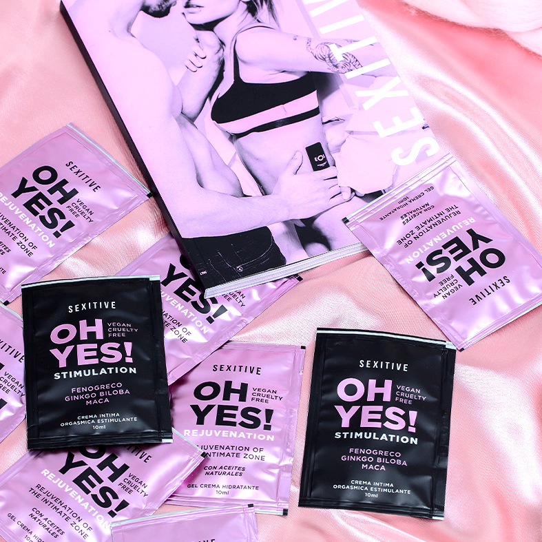 Oh Yes! Lubricante Rejuvenation hidratante íntimo 10ml - Pack 5 unidades - Base acuosa