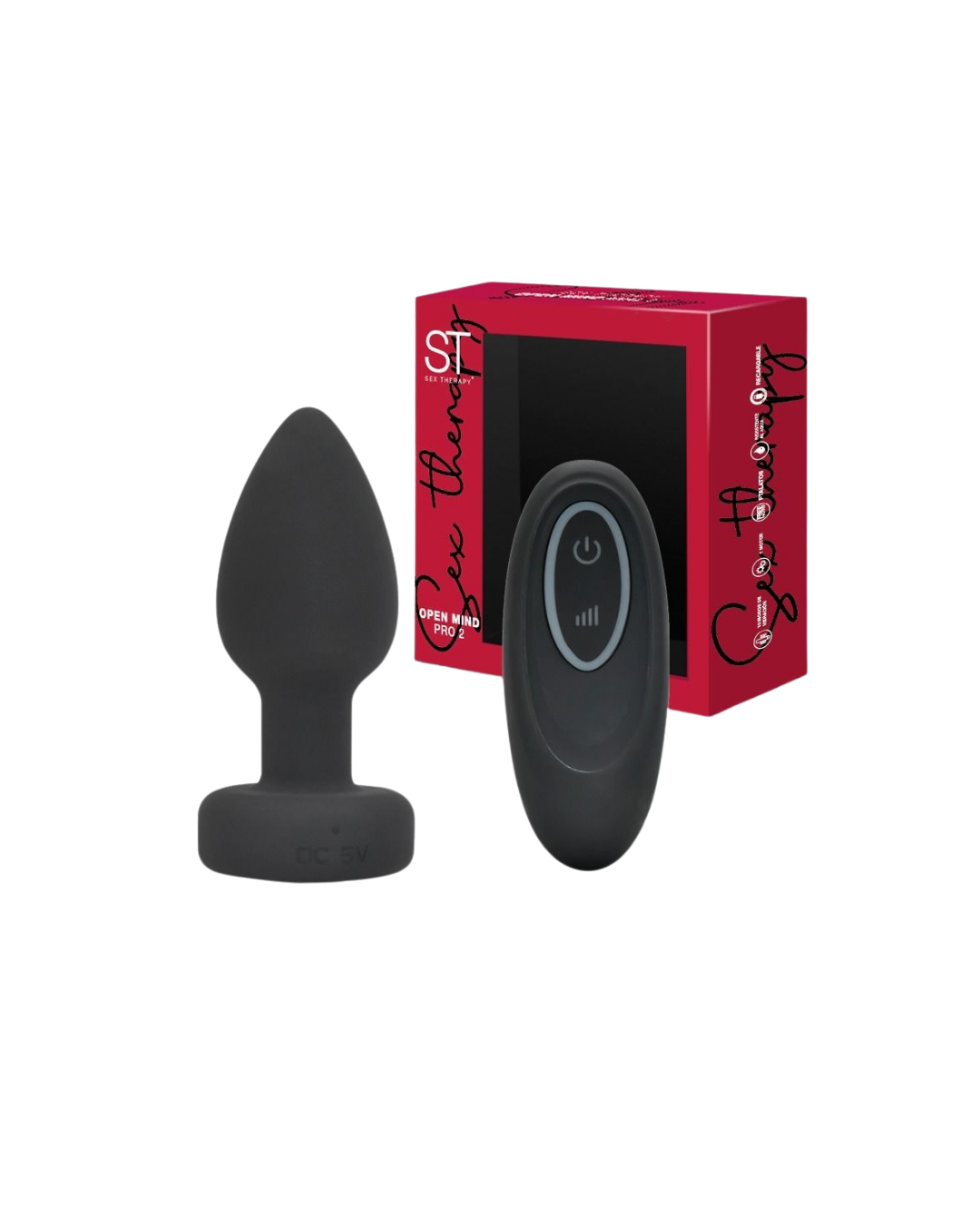 Vibrador anal Open Mind anal 2 con control inalámbrico - USB