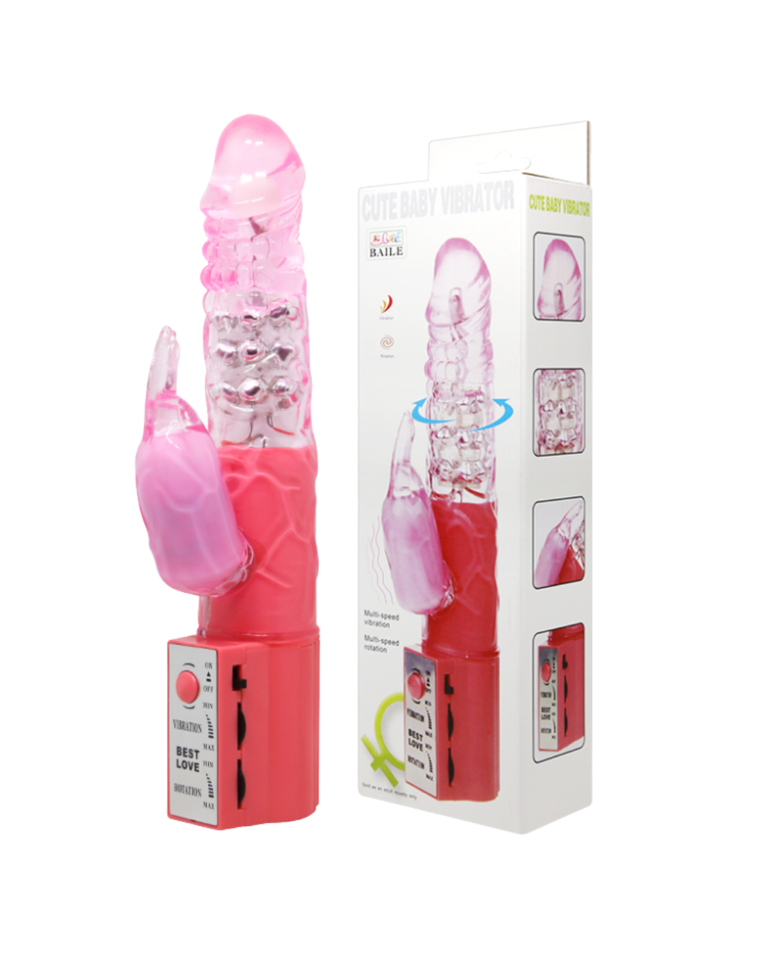 Cute Baby Vibrador Doble Estimulación - Pilas
