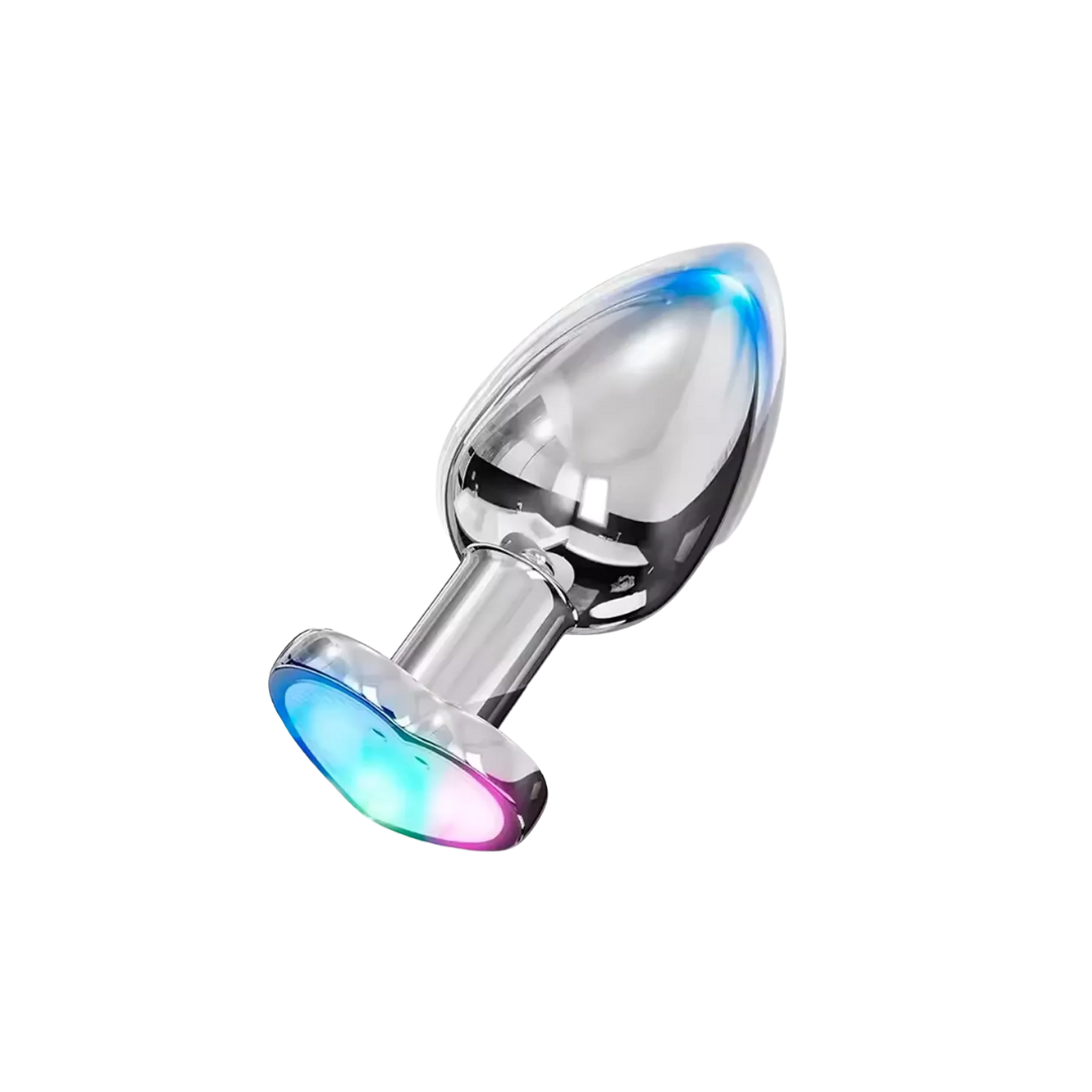 Plug anal con luz - Talle M - Control inalámbrico y APP