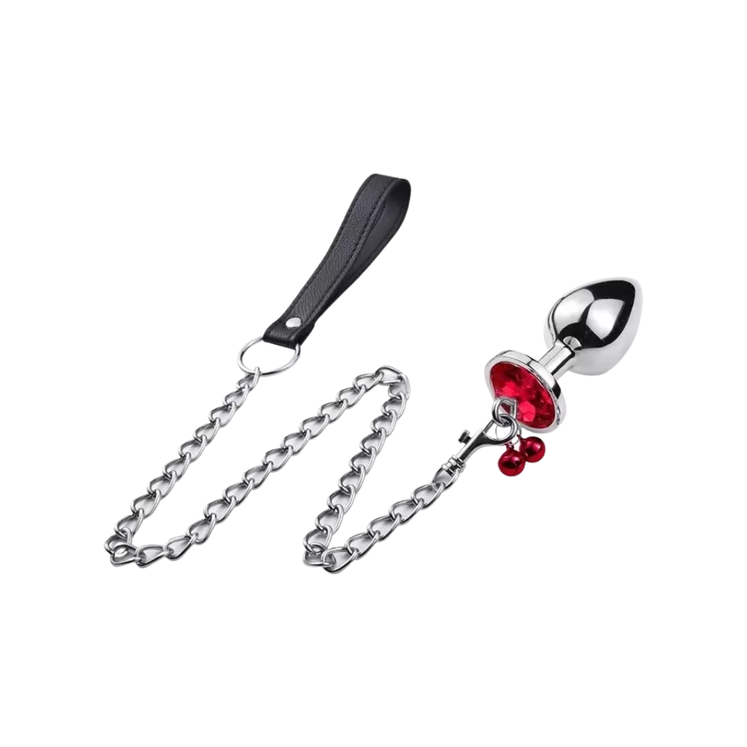 Plug anal con correa desmontable - Talle S
