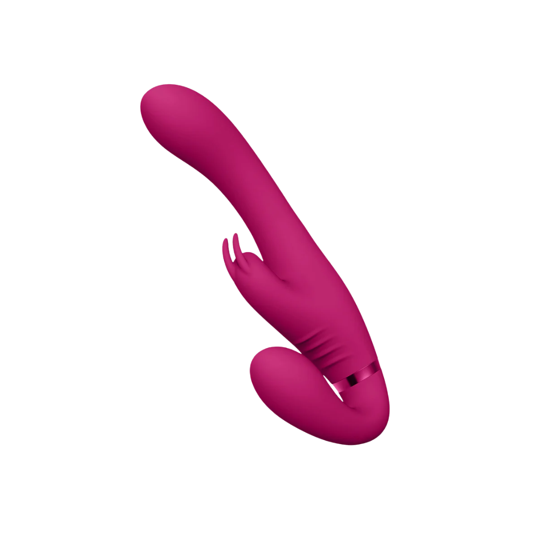 Strap-On - Triple estimulación USB