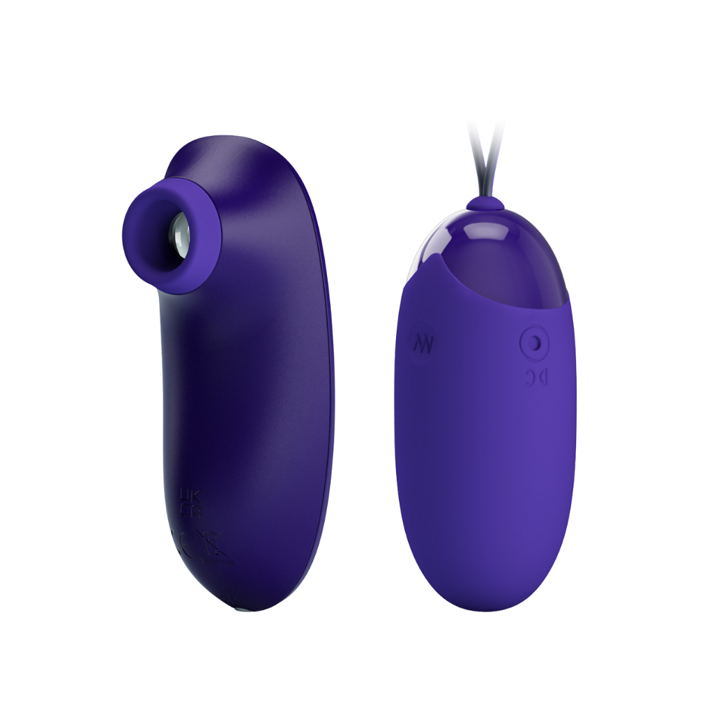 Orthus - Huevito vibrador + succionador USB