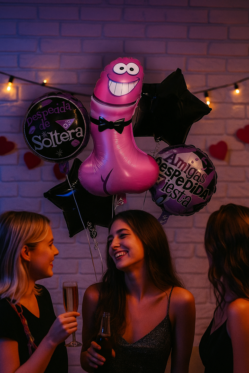 Kit de 5 Globos “Despedida Hot”