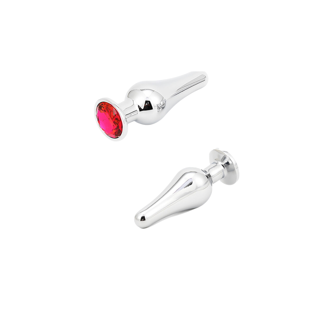 Plug dilatador anal metálico