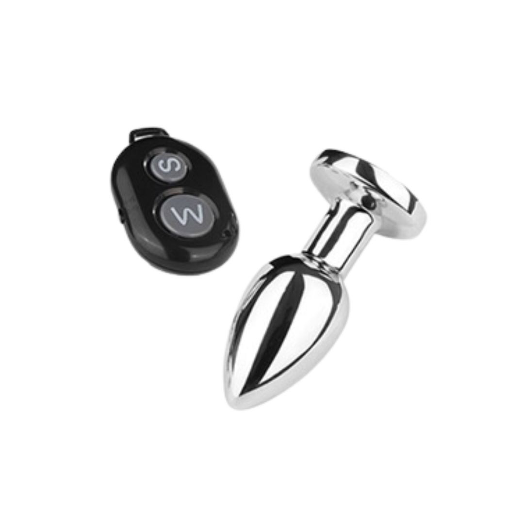 Plug metalico talle S con vibro - USB