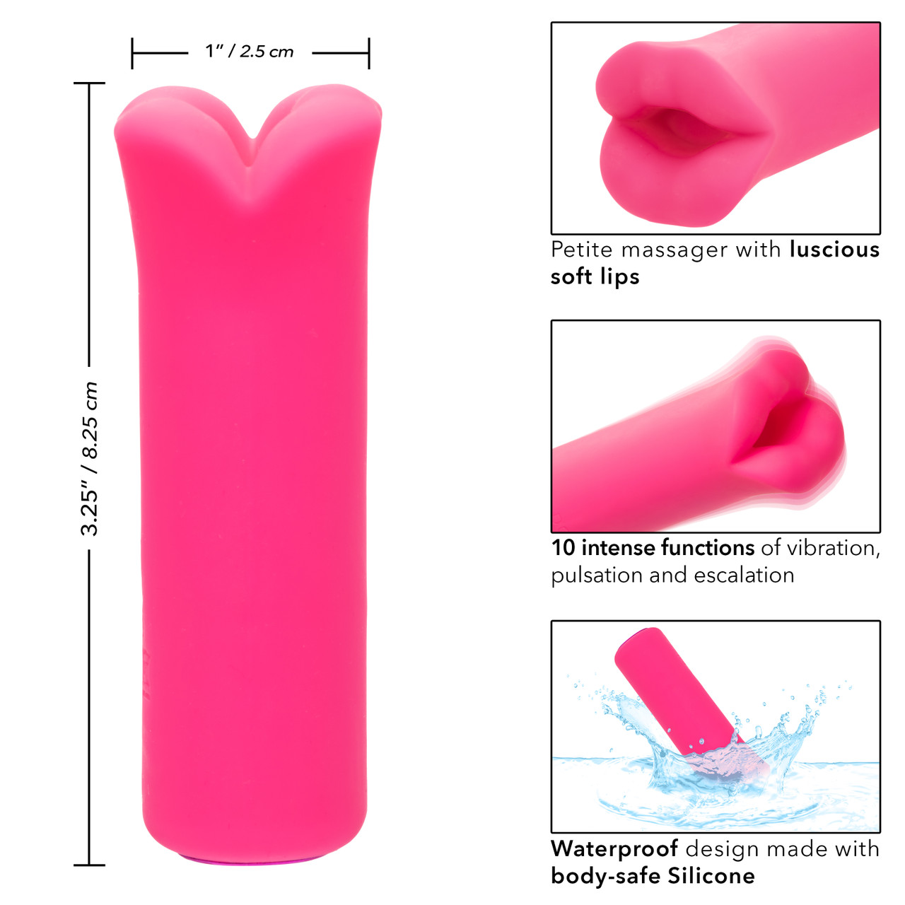 Kyst Bala vibradora con labios - USB