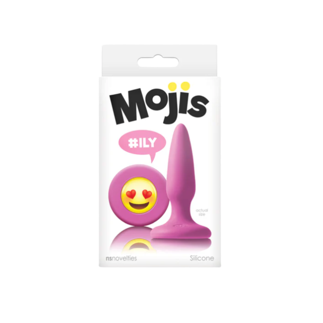 Plug en cono con joya emoji - Talle S