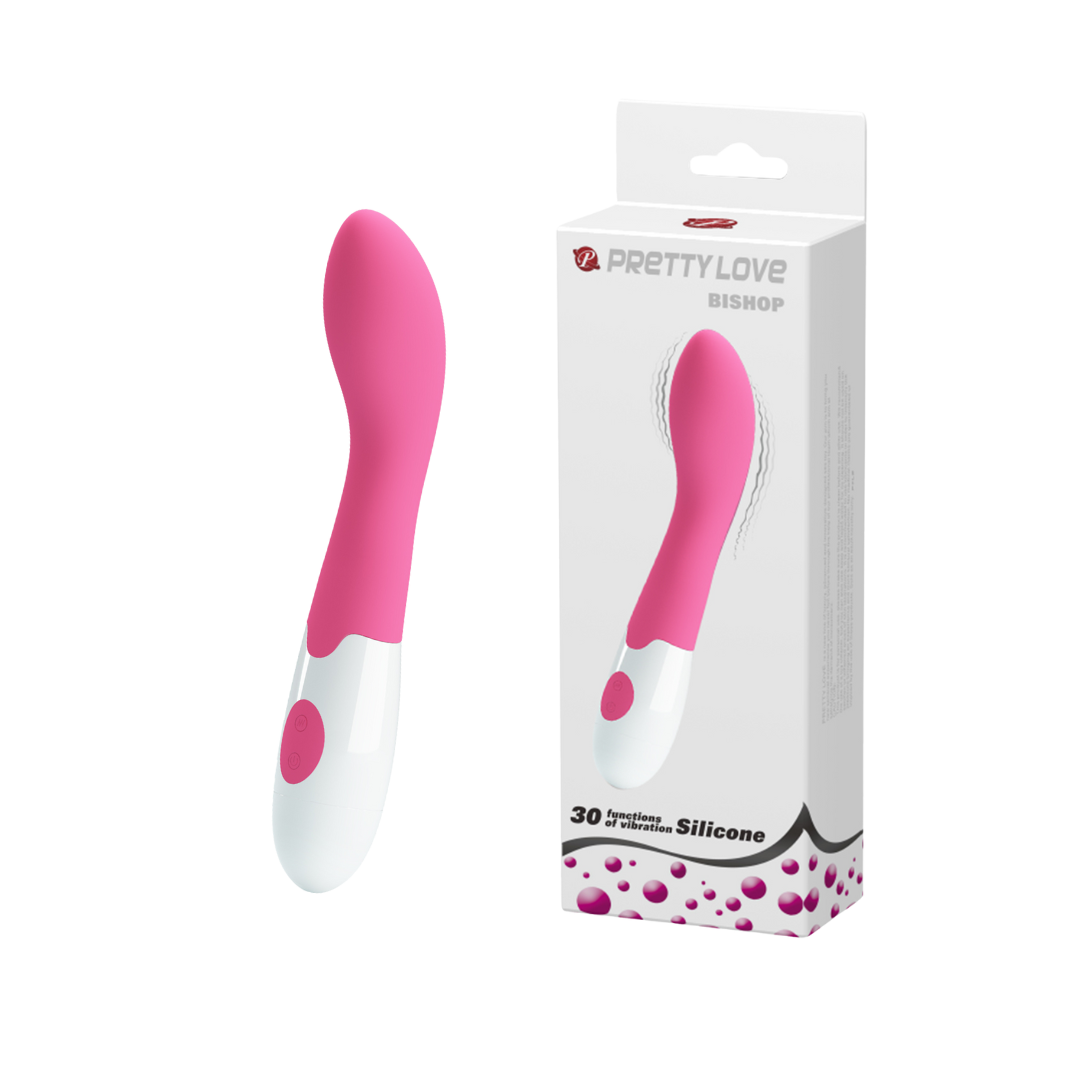 Pretty Love Bishop – Vibrador Curvo de Silicona