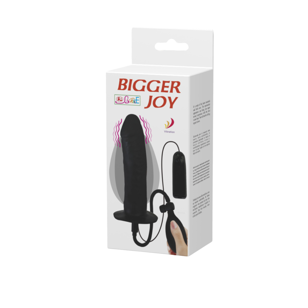 Dildo vibrador inflable