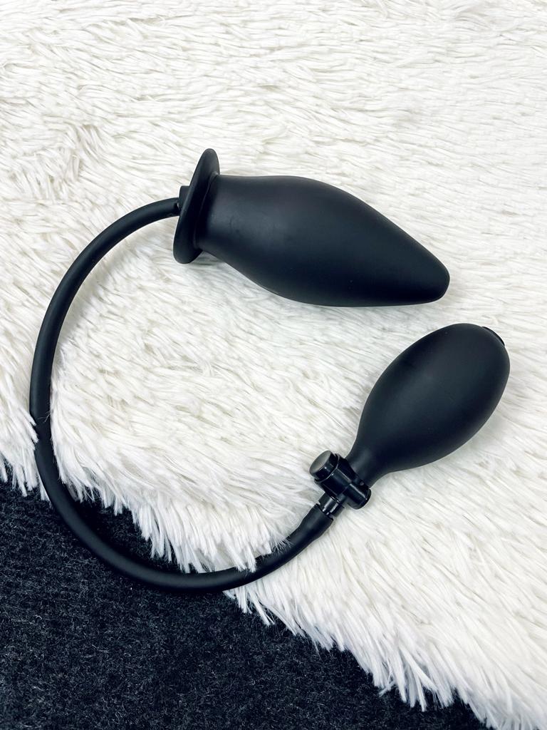 Plug anal inflable