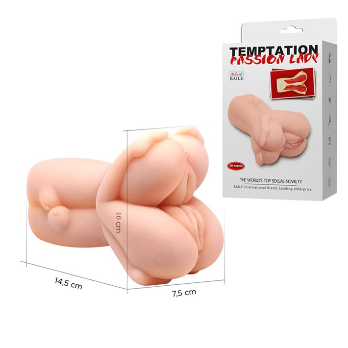 Masturbador vagina doble