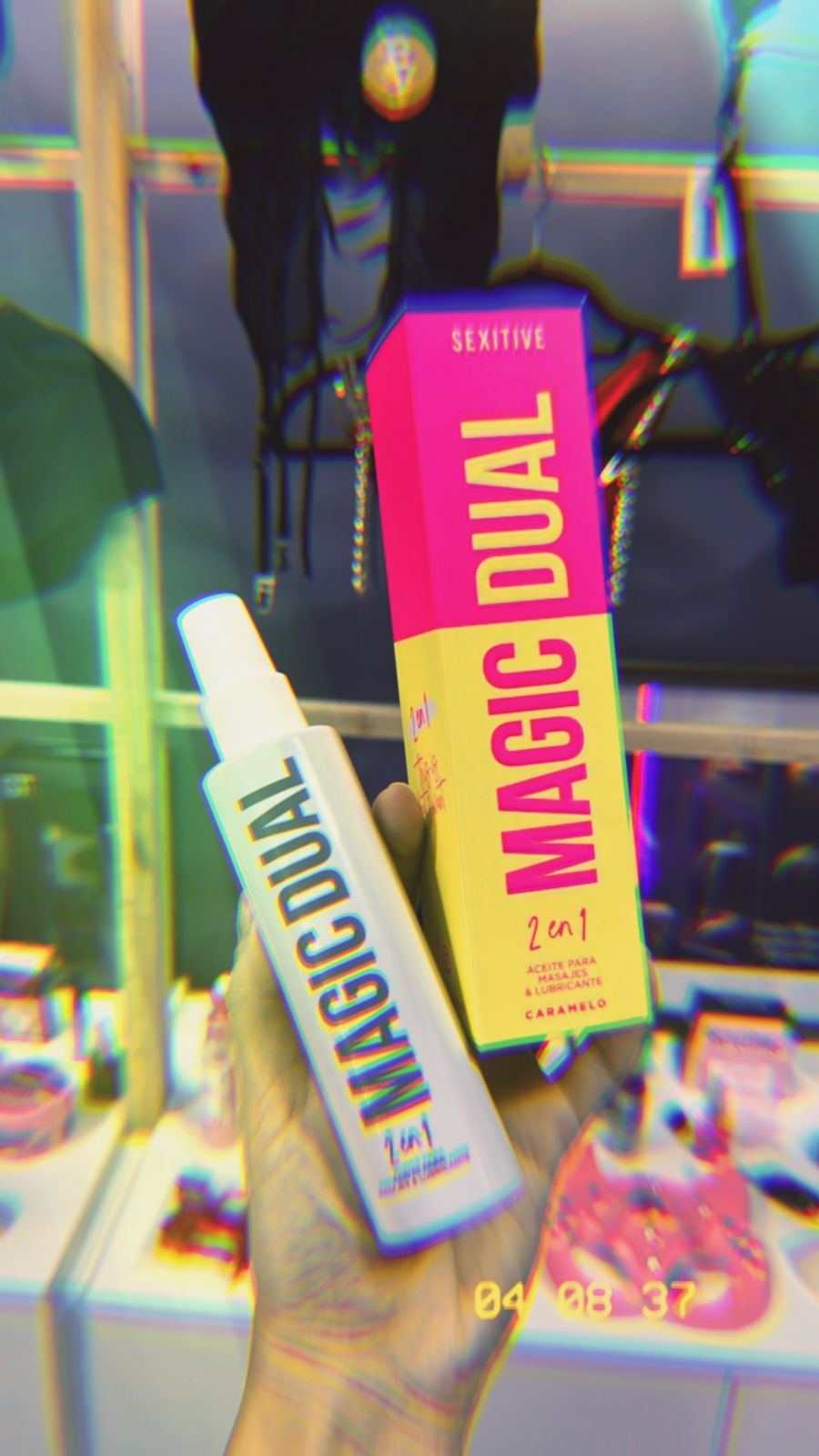 Magic Dual | Aceite & Lubricante Aroma Caramelo