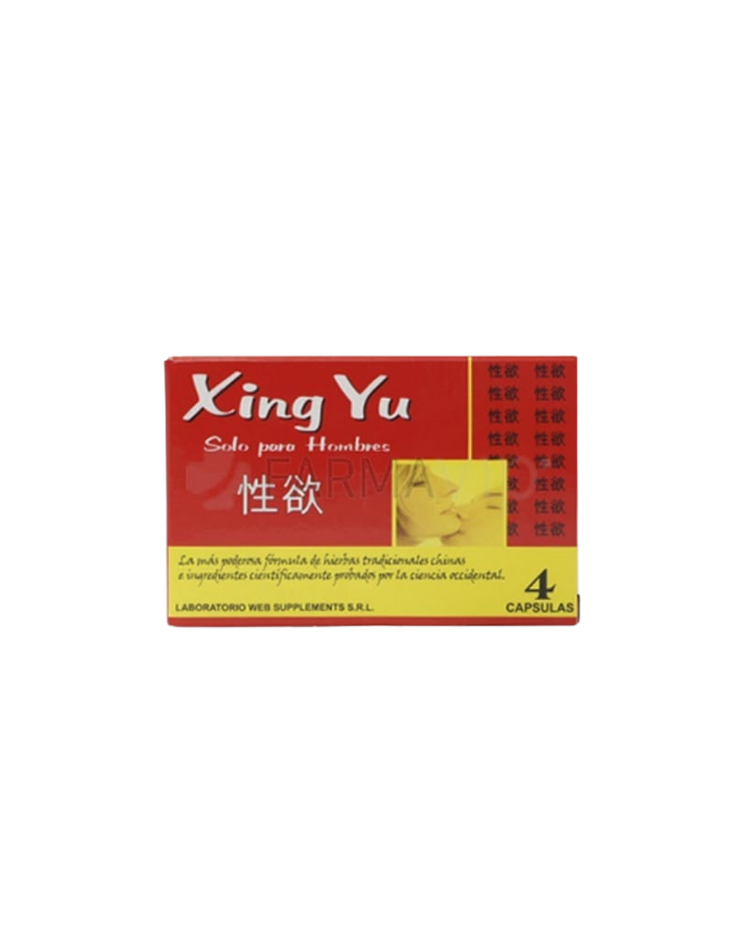 Xing Yu Potenciador Masculino x 4 Cápsulas