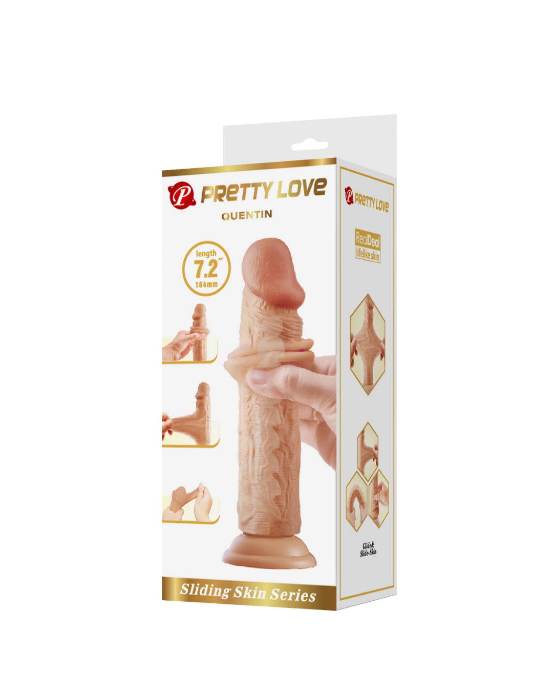 Pretty Love Quentin 16 x 4 – Dildo Pellizcable