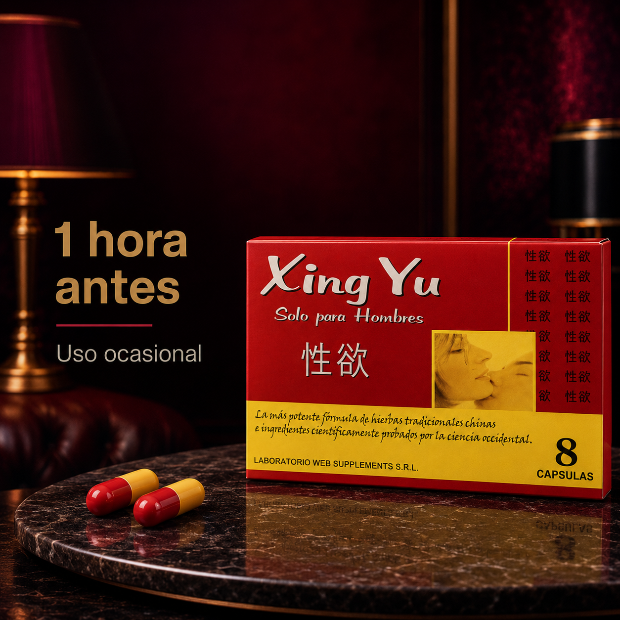 Xing Yu Potenciador Masculino x 4 Cápsulas