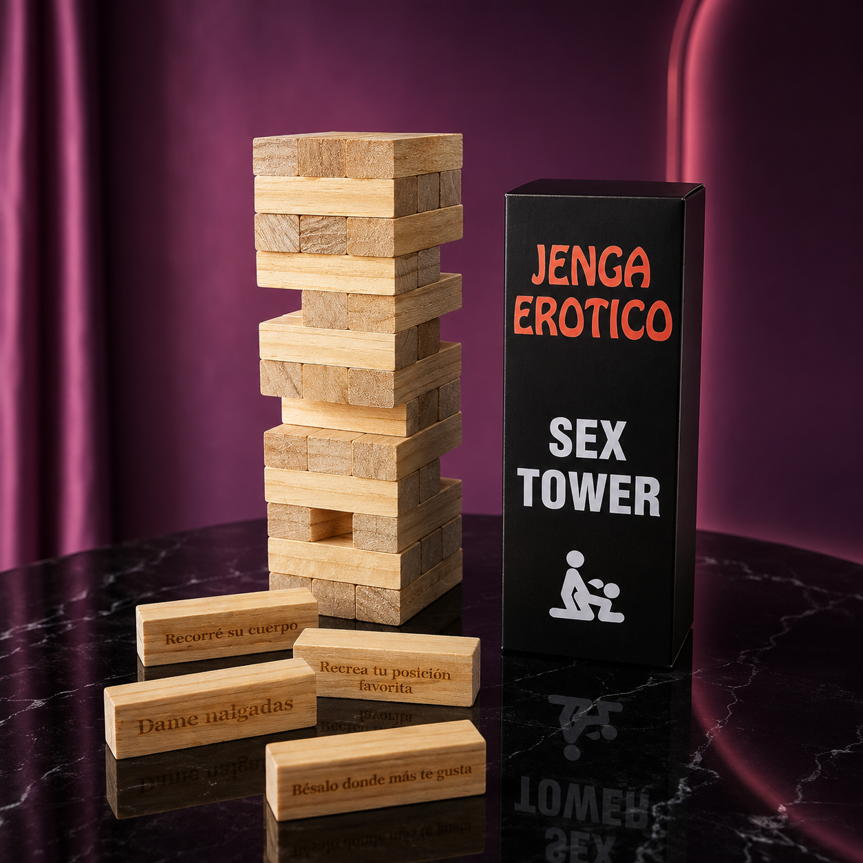 Jenga Erótico Sex Tower