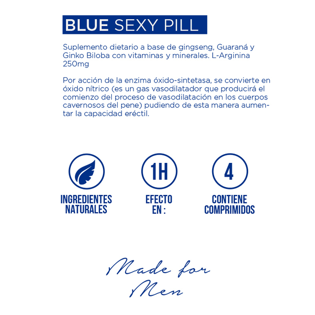 Blue Sexy Pill - Pastillas Vigorizantes
