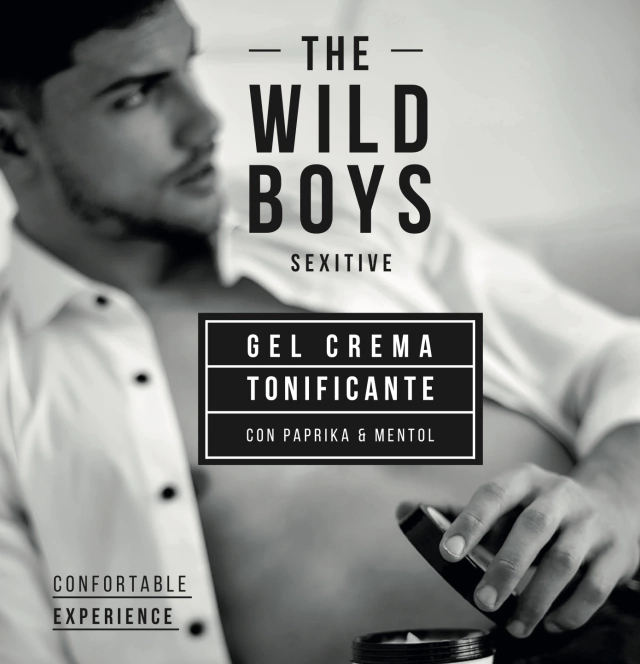 Gel crema Tonificante The Wild Boys con Paprika & Mentol