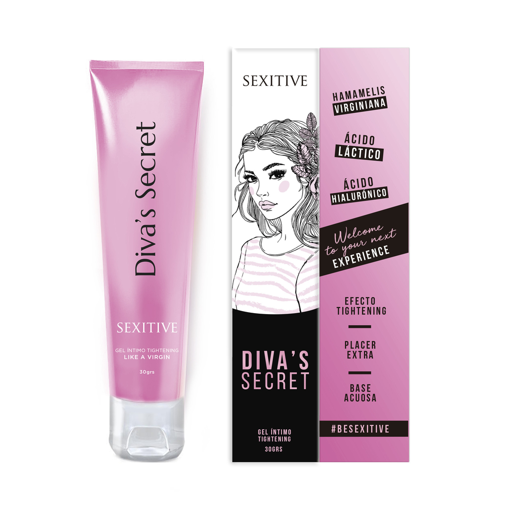 Gel íntimo Diva´s Secret - Efecto Tightening - Base acuosa